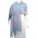 Flowers and Dots - Sky Blue-Dusty Rose
