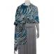 Abstract Animal - Grey/Black/Teal Blue
