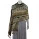 Metallic Accent - Bordered Persian - Taupe/Silver