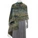 Metallic Accent - Bordered Persian - Teal/Champagne