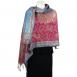 Metallic Accent - Paisley - Red