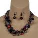 Three-Strand Beaded - Purple