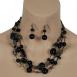 Three-Strand Beaded - Black