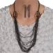 Multi Chain Twist - Black Hematite