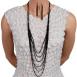 Multi Chain Rings - Black