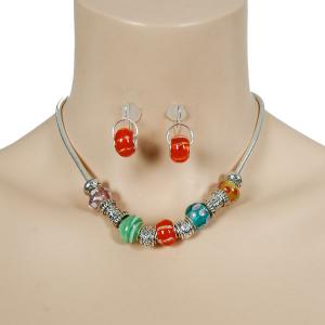 794 Fashion Necklace & Earring Sets Charms - Multi - 