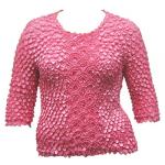 Queen - Coin Fishscale- Three Quarter Sleeve - Bubblegum
