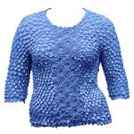 Queen - Coin Fishscale- Three Quarter Sleeve - Dutch Blue