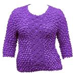 Queen - Coin Fishscale- Three Quarter Sleeve - Purple