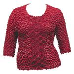 Queen - Coin Fishscale- Three Quarter Sleeve - Winterberry
