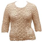 Queen - Coin Fishscale- Three Quarter Sleeve - Natural