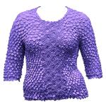 Queen - Coin Fishscale- Three Quarter Sleeve - Light Violet