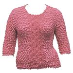 Queen - Coin Fishscale- Three Quarter Sleeve - Dusty Rose