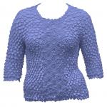 Queen - Coin Fishscale- Three Quarter Sleeve - Denim