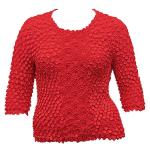Queen - Coin Fishscale- Three Quarter Sleeve - Red