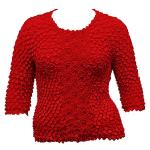 Queen - Coin Fishscale- Three Quarter Sleeve - Candy Apple