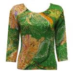  Swirl Green-Gold