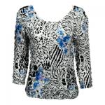  Reptile Floral - Blue