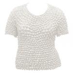 Silky Touch Popcorn - Queen Short Sleeve - White