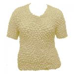 Silky Touch Popcorn - Queen Short Sleeve - Oatmeal