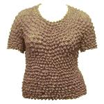 Silky Touch Popcorn - Queen Short Sleeve - Taupe