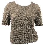 Silky Touch Popcorn - Queen Short Sleeve - Champagne