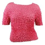 Silky Touch Popcorn - Queen Short Sleeve - Coral