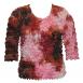 Abstract Floral Pink-Brown