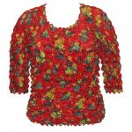 Queen - Ultra Light - Three Quarter Sleeve - Mini Roses Red-Gold