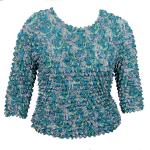Queen - Ultra Light - Three Quarter Sleeve - Paislely Slate-Lime