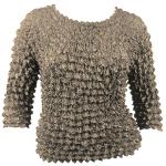 Silky Touch Popcorn - Queen Three Quarter Sleeve  - Champagne