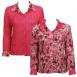 Batik Blush reverses to Solid Pink Blush