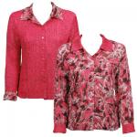  Batik Blush reverses to Solid Pink Blush