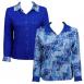 Blue Blossoms reverses to Solid Royal Blue Blossoms reverses to Solid Royal