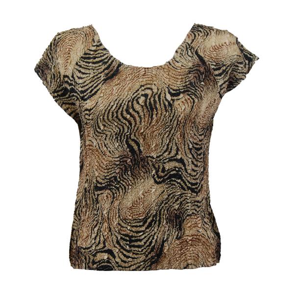 Wholesale 925 - Ultra Light Crush Blouses Swirl Animal - One Size Fits Most