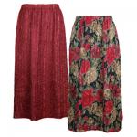 Burgundy Floral reverses to Solid Burgundy