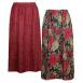 Burgundy Floral reverses to Solid Burgundy