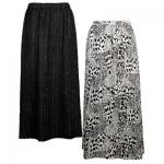 Skirts - Magic Crush Reversible - Silky Touch - Reptile Black-White reverses to Solid Black