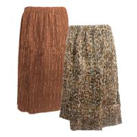 Skirts - Magic Crush Reversible  - Sale - Leopard/Solid Dark Taupe