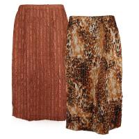 Skirts - Magic Crush Reversible  - Sale - Golden Leopard/Solid Dark Taupe