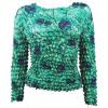 Six Pack Gourmet Popcorn Long Sleeve - Aqua Garden