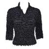 Six Gourmet Three Button Three Quarter - Black