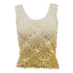 Spike Diamond Tank Top - Two-Tone Tan