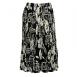  Ivory Floral on Black