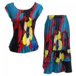 Sets Satin Mini Pleat - Cap / Skirt  - Cukoo Blue