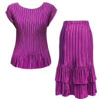 Sets Satin Mini Pleat - Cap / Skirt  - Solid Orchid