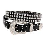 Croc with Crystals - Black