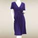 Short Sleeve Solid Purple