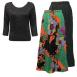 Cukoo Green Reverse Skirt - Black TQ Cukoo Green Reverse Skirt - Black TQ