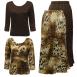 Giraffe Brown Reverse Skirt - Two TQ Tops Giraffe Brown Reverse Skirt - Two TQ Tops